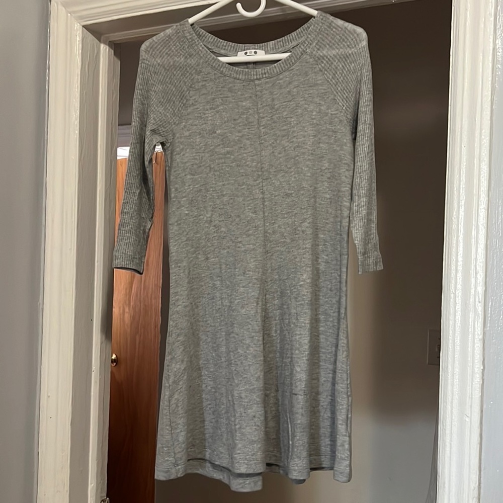 A line knit dress
